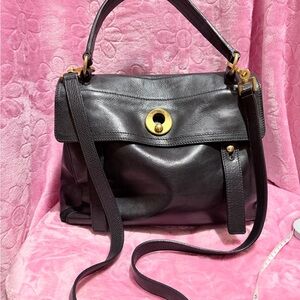YSL Muse Black Leather Handbag